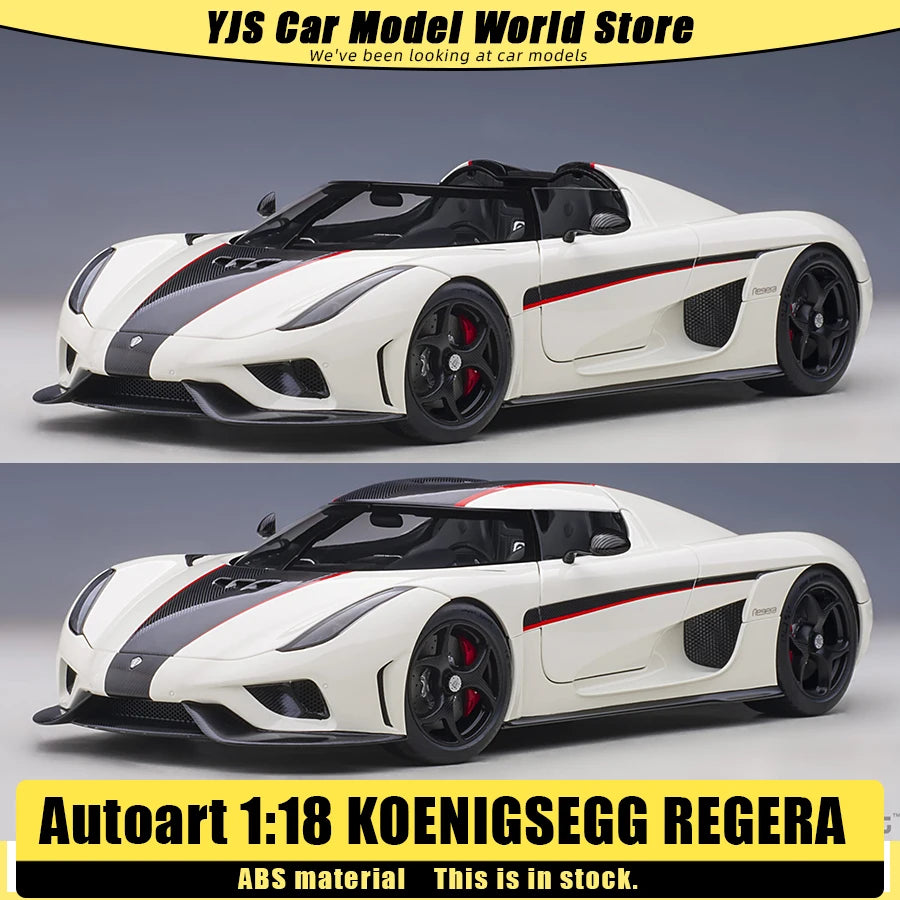 AUTOart model 1/18 Scale New  Koenigsegg Regera car model Static Decorative Items Holiday Gift Collection