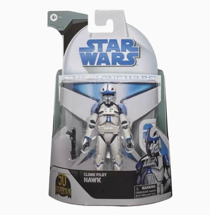 New Original Hasbro Star Wars The Series 6inch Mace Windu Darth Vader Collectible Action Figure Toy For Children Christmas Gifts