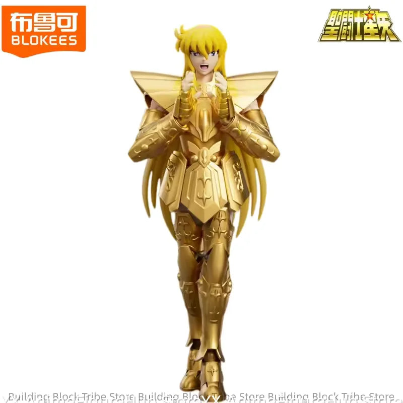 BLOKEES Saint Seiya Super Edition Building Block Man Andromeda Shun Aphrodite Shaka Movable Assembly Collectible Model Toy Gift