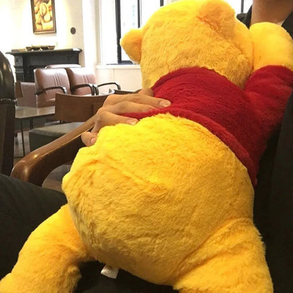 Fluffy Large Stuffed Toys 55cm Winnie The Pooh Pillow Giant Plush Bear Doll Cute Room Ornamental Cushion For Decor Easter Gift