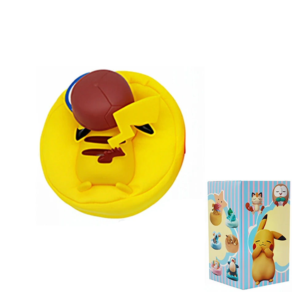 Anime Pokémon Blind Box Model Figure 1-12 Pcs Pikachu Sleep Series Interior Hand Sleeping Position Toys Gift for Sfriends