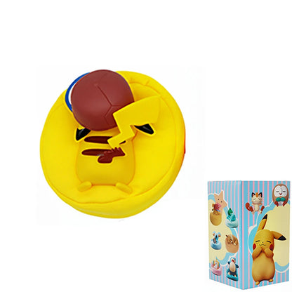 Anime Pokémon Blind Box Model Figure 1-12 Pcs Pikachu Sleep Series Interior Hand Sleeping Position Toys Gift for Sfriends