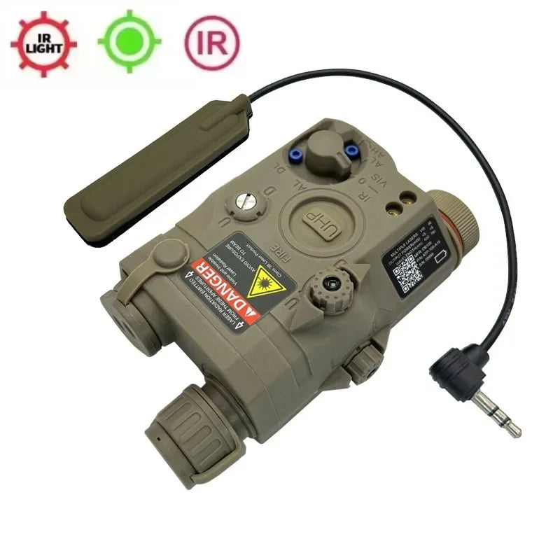 PEQ15 Red Green Dot IR Laser Sight UHP Weapon Gun Light Tactical LED Flashlight White Scout Lamp Outdoor Hunting Fit 20MM Rail