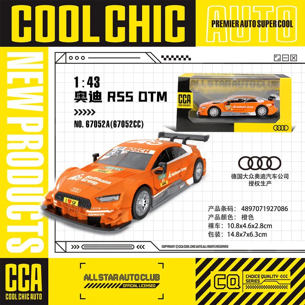 CCA MSZ 1:36~1:47 Lamborghini Aventador SVJ 63 Maserati Land Rover Guard BMW Benz Car Model With Helmet Acrylic Box Alloy Car