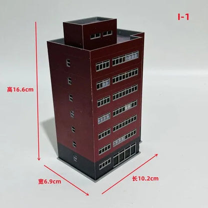 1/350/150 Diorama Outland City Modern Commercial Building Model Street Office Home Scene Model Toys