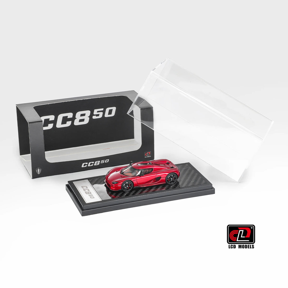 LCD  1:64 scale new Koenigsegg CC850 car model static display piece holiday gift collection