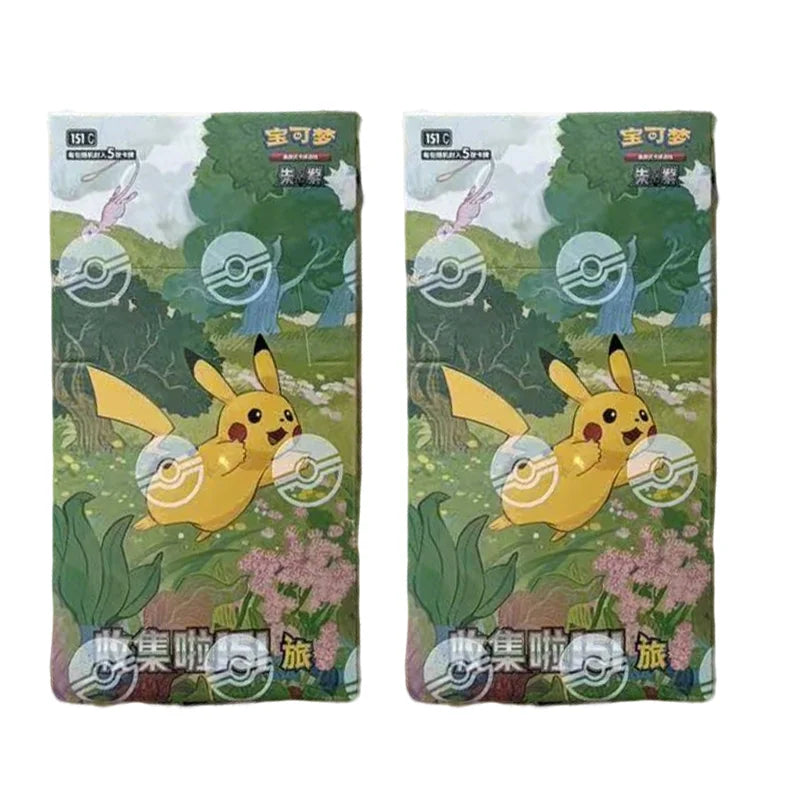 Wholesale Pkm Ptcg Card Simplified Chinese Zhu Zi Collected 151 Change Series Blind Box Card Gengar Collectible Game Cards Gifts