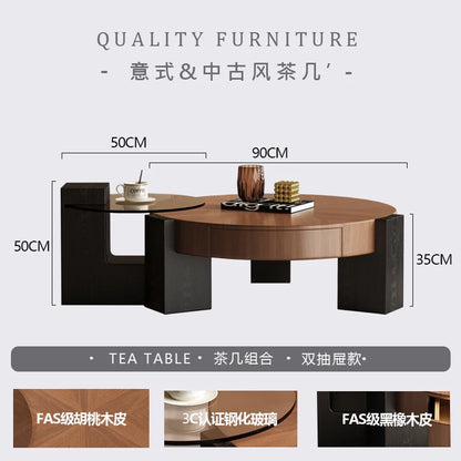 Mid Century Vintage Coffee Tables Wabi Sabi Designer Wabi Sabi Trendy Coffee Table Premium Elegant Mesinha Living Room Furniture