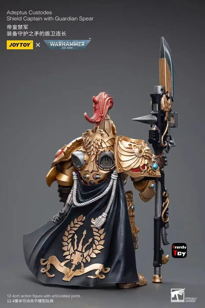 JOYTOY 1/18 Adeptus Custodes Shield Captain with Guardian Spear Anime Model Toys for Boys Gifts Original Box Action Figure Toy