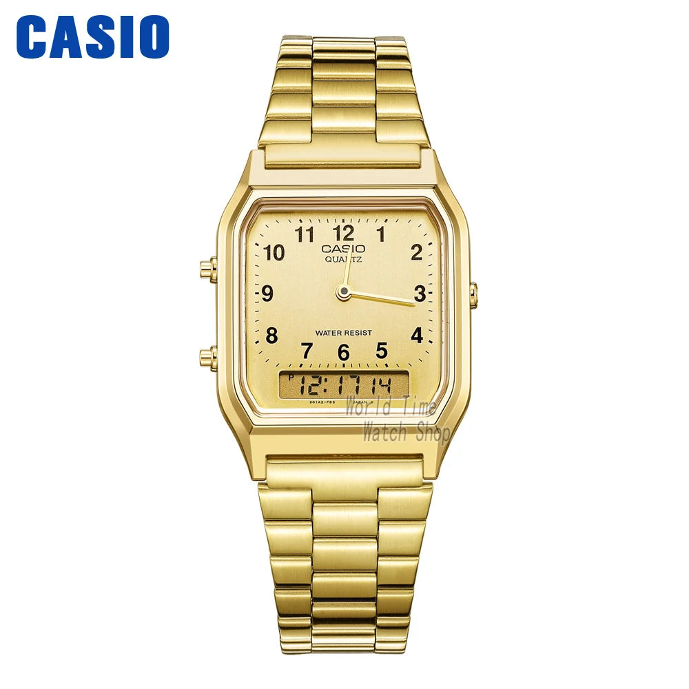 Casio Watch Gold Watch Waterproof Military Wristwatch Relogio Masculino AQ230GA9D/B