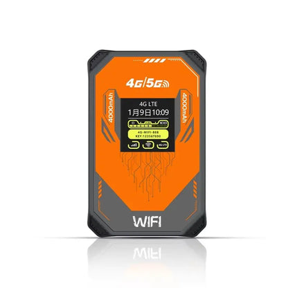 Exquisite-Wifi 6 Router 300 Mbps 4G 5G With SIM Card Slot 4000Mah Battery Travel Hotspot Wide Band Support For EU AS AF NA SA