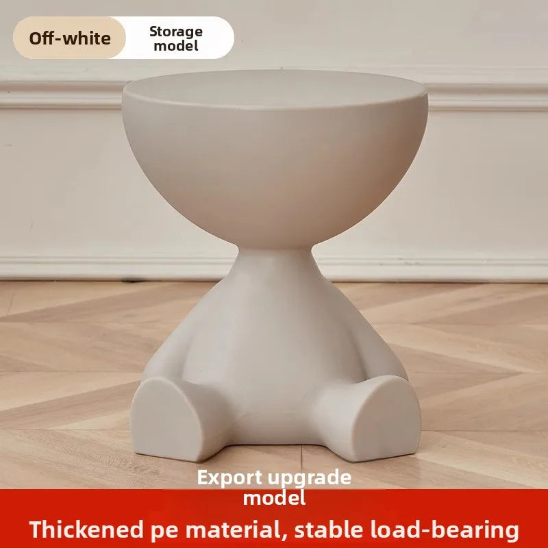 small coffee table home use in living room,-style sofa side table, movable bedroom nightstand, small roun