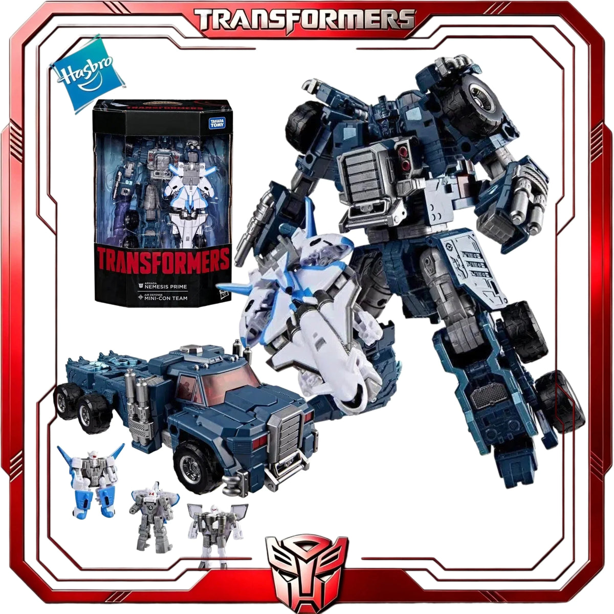 In Stock Hasbro Transformers Age of the Primes Armada Nemesis Prime Mini-Con Team Gift Figure Set