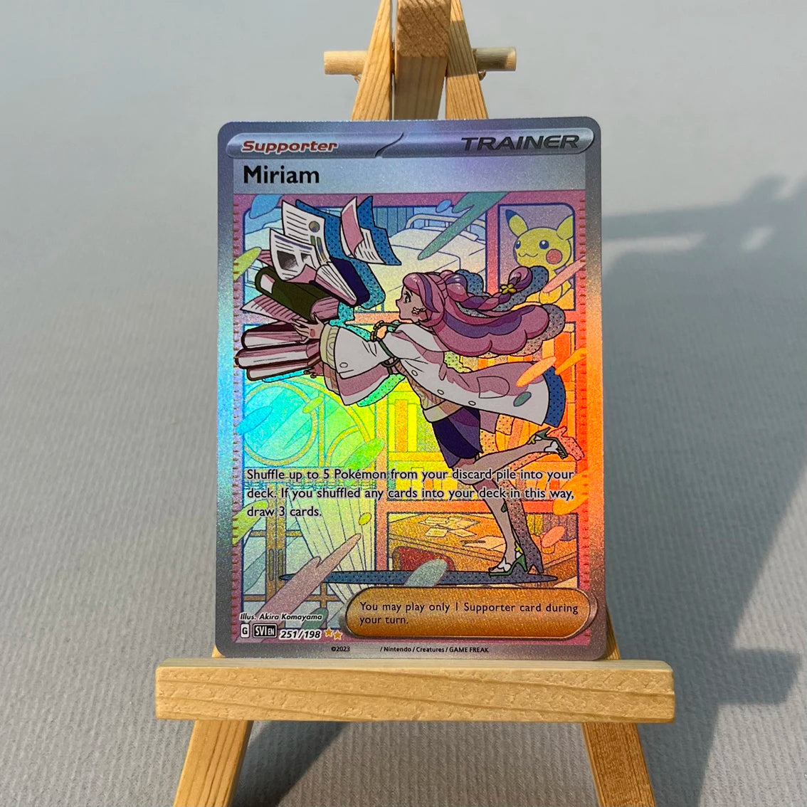 SVI JIG PTCG6-001 Tcg proxy PKM Cards Iono's Bellibolt ex Rare Collection Battle Toys Gifts for Hobbies home play