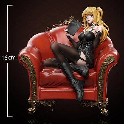 Anime Amane Misa Figure Yagami Light MisaMisa Action Figure Collectible Model Doll Misa Amane Figurine Amine Toys Birthday Gifts