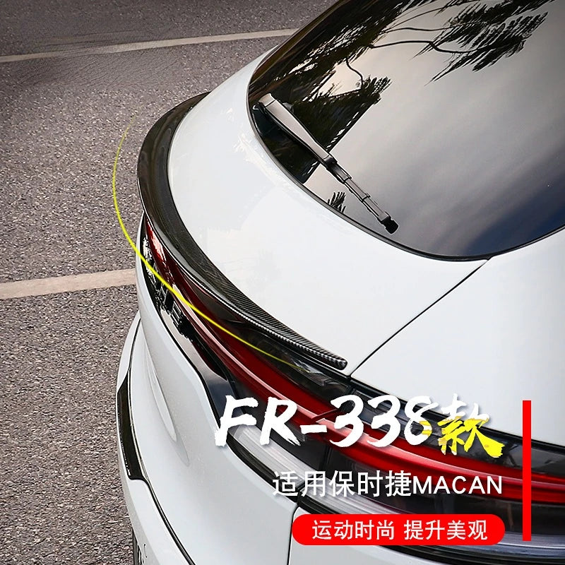 FOR Porsche Macan Gts Car Spoiler Macan Turbo Rear Tail Light Decorative Parts Real Carbon Fiber Spoiler 2018-2020