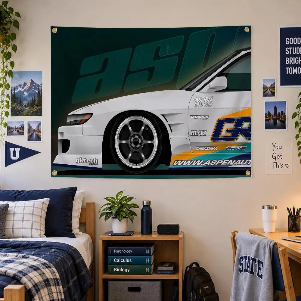 GReddy JDM Turbo Street Racing Flags Personalized Banner Flag Room Dorm Camping Picnic Garage Bar Outdoor Wall Decor