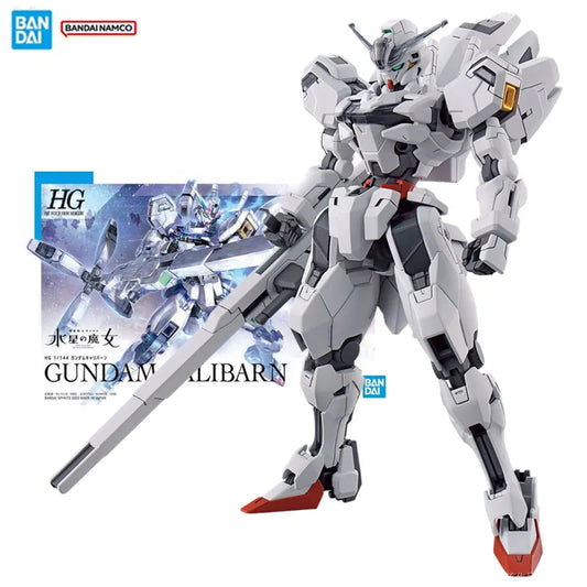 Bandai Original Genuine Figure Gundam Model Kit Anime Figures HG TWFM 1/144 Gundam Calibarn Collection Model Action Figure Toys