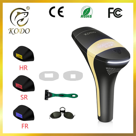 KODO 2026 New Laser Hair Removal Dropshipping Hot Sell Laser Epilator Permanent IPL Painless Photoepilator Bikini Face and Body