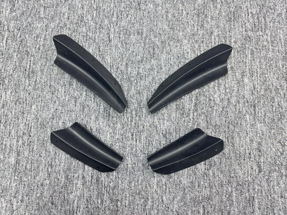 For Toyota GR YARIS Carbon Fiber Front Bumper Wind Blade Front Wind Blade Side Duck Wing Car Styling Auto Accessories 4Pcs