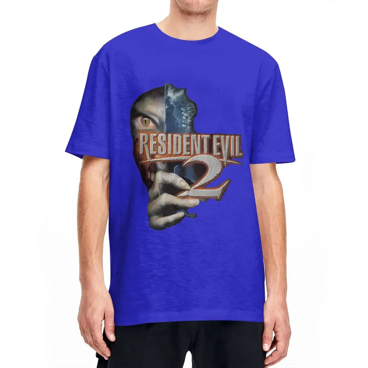 RESIDENTs EVILs 2 T-Shirt Man Classic Poster Streetwear 100% Cotton T Shirts Summer Breathable Harajuku Tee Shirt Oversize Tops