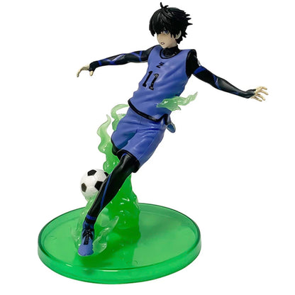 Anime BLUE LOCK Jie Shiyi Nagi Makoto Shirou Voetbal Yoichi Bachira Meguru Figures Actiefiguur Model Speelgoed voor Kinderen Gif