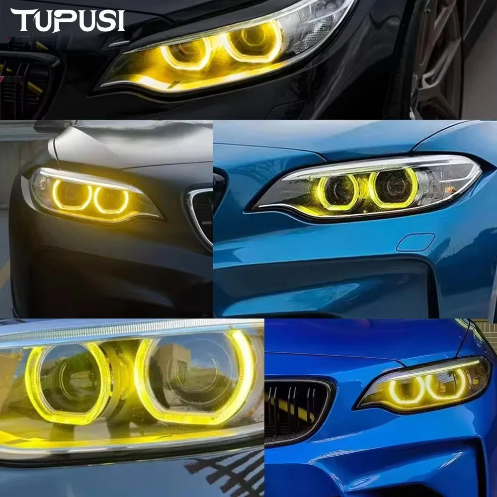 Yellow Angel Eyes DRL Board Modules For BMW 2 Series F23 F22 M2 M235i M235iX M240i M240iX Xenon 2014-2017