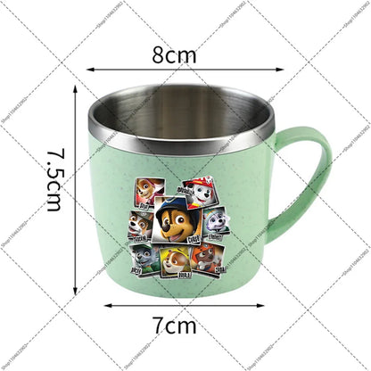 Paw Patrol Portable Stainless Steel Coffee Mug Chase Skye Cartoon Anime Pattern Printed Water Cup Household Couples Milk Cups