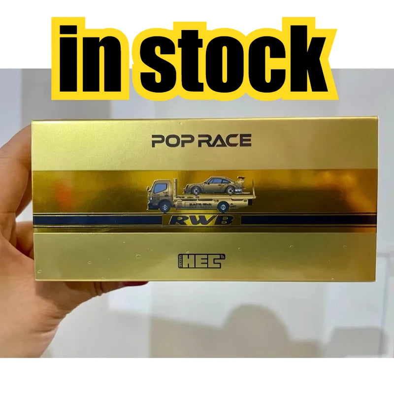 POPRACE 1/64 PANDEM ELISE RWB 930 RX-7 FD 3S 2026 HEC in Stock Alloy Motor Vehicle Diecast Models Car Toys Collection Boy Gifts