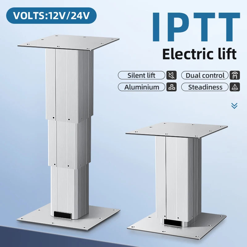 Electric Height Adjustable Lifting Column Set IPTT 360ZL DC12/24V With Wireless Controller for Industrial Home Office Automation