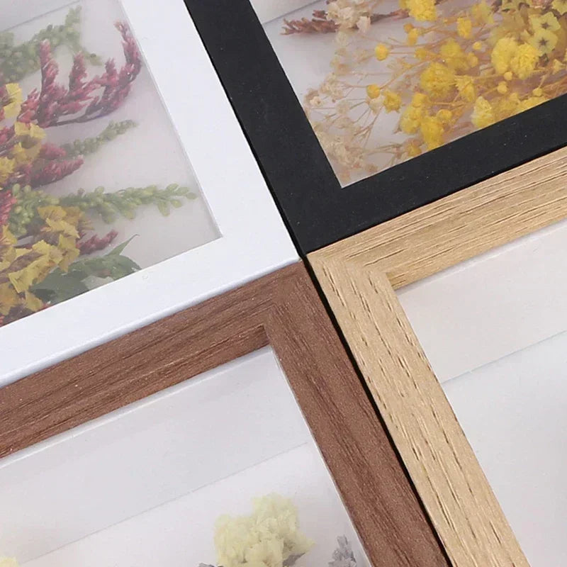 Wood Shadow Box Frame Deep 3d Photo Frame Depth 3cm Specimens Holder Pefect for Dried Flower Picture Shell Insect DIY Home Decor