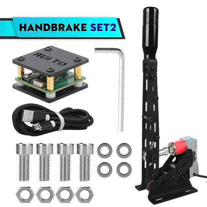 Usb Handbrake for Pc Simracing Hand Brake Sim Racing Handbrake for Game Steering Wheel GamesBrakes 64bit Load Cell Racing Drift