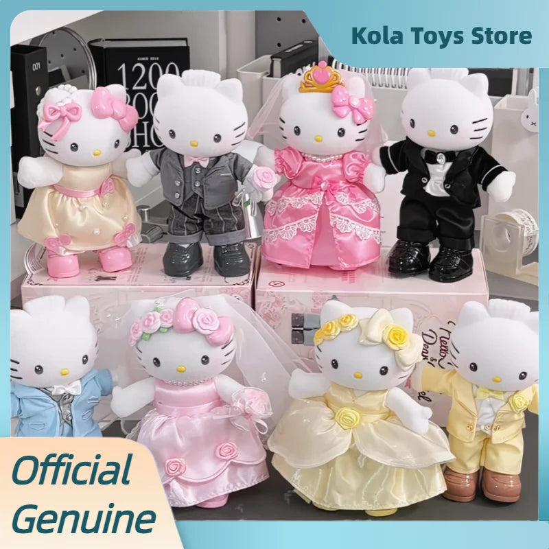 Hello Kitty  Romantic Wedding Series Blind Box Figurine Trendy Toys Century Wedding Series Anime Figures Mystery Box Dolls Gift