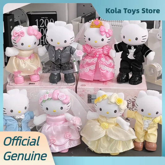 Hello Kitty  Romantic Wedding Series Blind Box Figurine Trendy Toys Century Wedding Series Anime Figures Mystery Box Dolls Gift