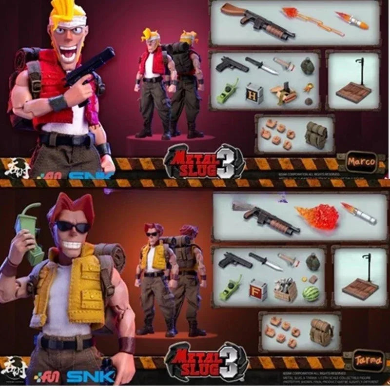 TUNSHI Studio Original SNK Model Official Metal Slug 3 Marco Tarma Clark Still RALF JONES Rebel Soldier 1/12 Action Figure Toy