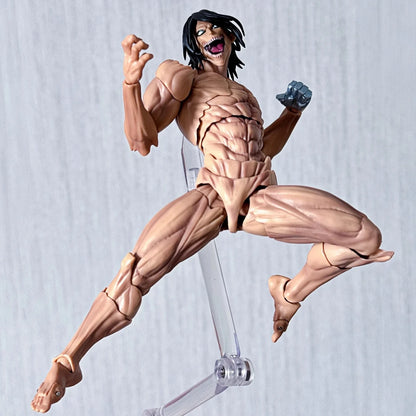 Kaiyodo Attack on Titan The Female Titan Annie Leonhart Revoltech Yamaguchi Anime Action Figures Figurine Ko Model Toys Gift