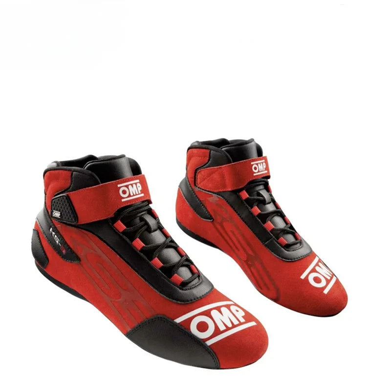 Original Cowhide Racing Shoes, Casual Sports Kart Motorcycle Boots
