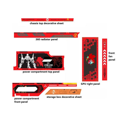 ROG GR701 HYPERION Chassis ARGB Lighting Panels KIT,Computer Case Cooler Refit Plate 5V AURA SYNC