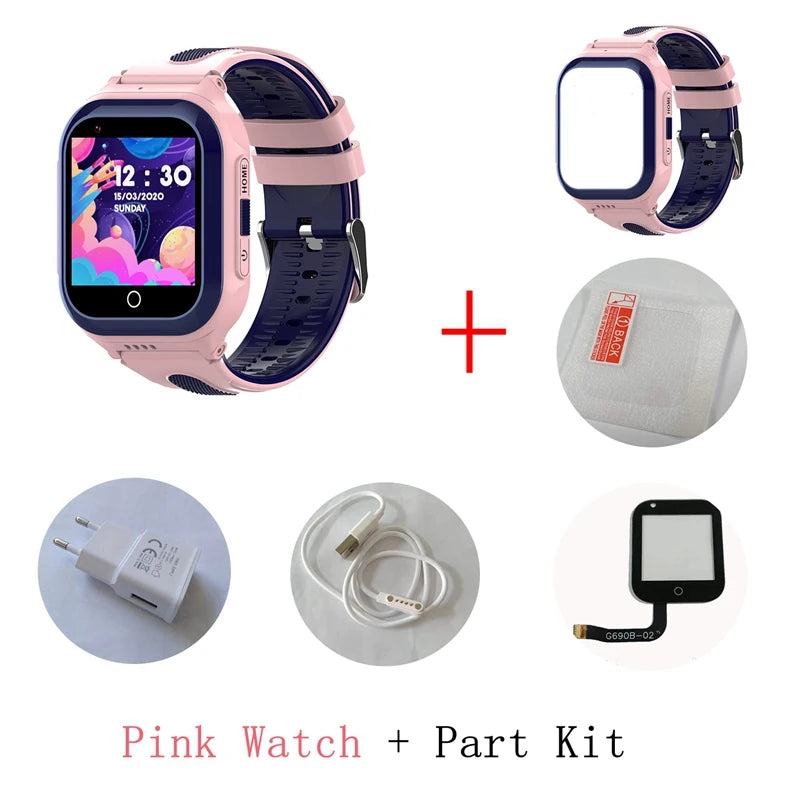 Wonlex Kids Smart Watch 4G GPS WIFI Location Tracker SOS Video Call KT24S Children's Smartwatch IP67 Waterproof Smart Baby Watch
