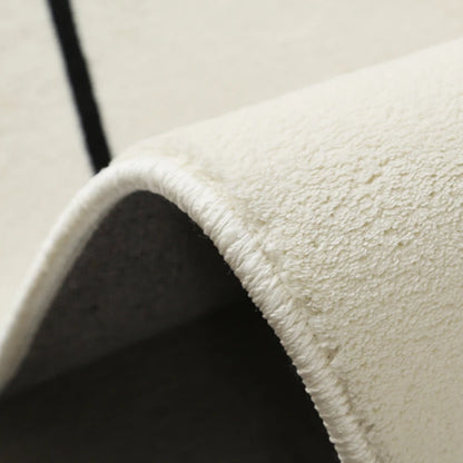 Modern Luxury Carpets for Living Room Fluffy Soft Plush Rug Black White Lines Bedroom Decor Carpet Large Area Washable Study Mat