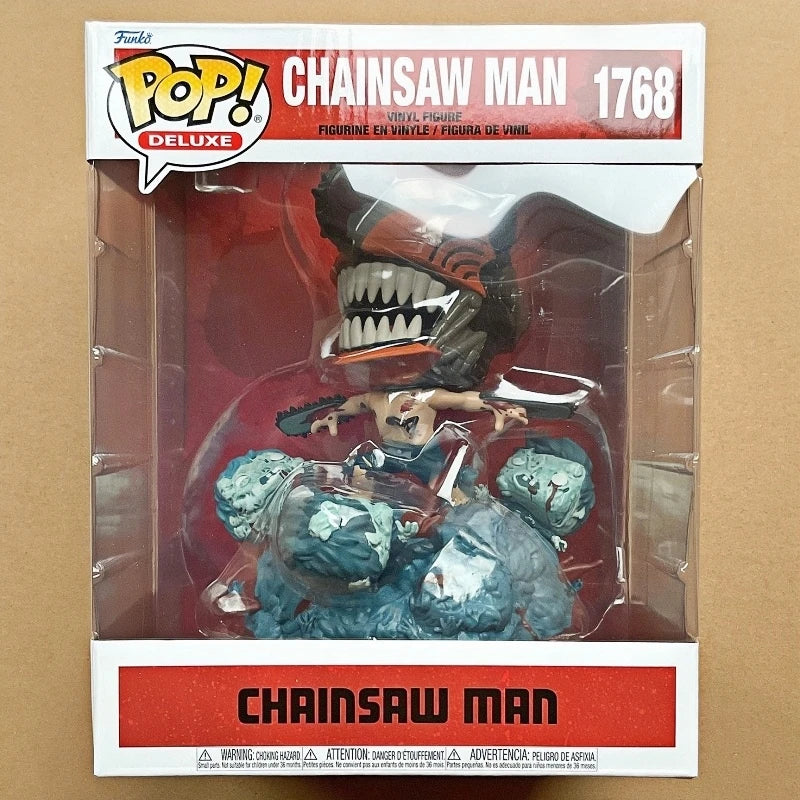 Funko Pop Chainsaw Man Himeno Kishibe Pochita Denji Samurai Sword Vinyl Figure Anime Collectible Model Desktop Ornament Toy Gift