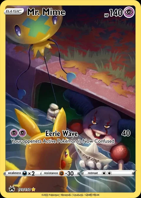 DIY Self Control Pika Joker Collect Signature Trading  Card Anime Cartoon Gift