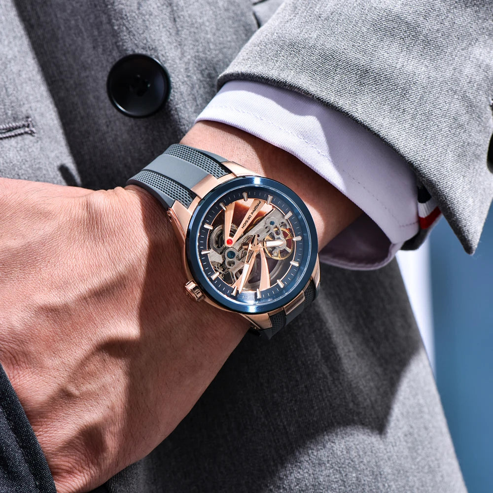 PAGANI DESIGN Hollow Men's Watches 2026 Luxury Tourbillon Mechanical Automatic Watch Men AR Sapphire Waterproof Luminous Clock