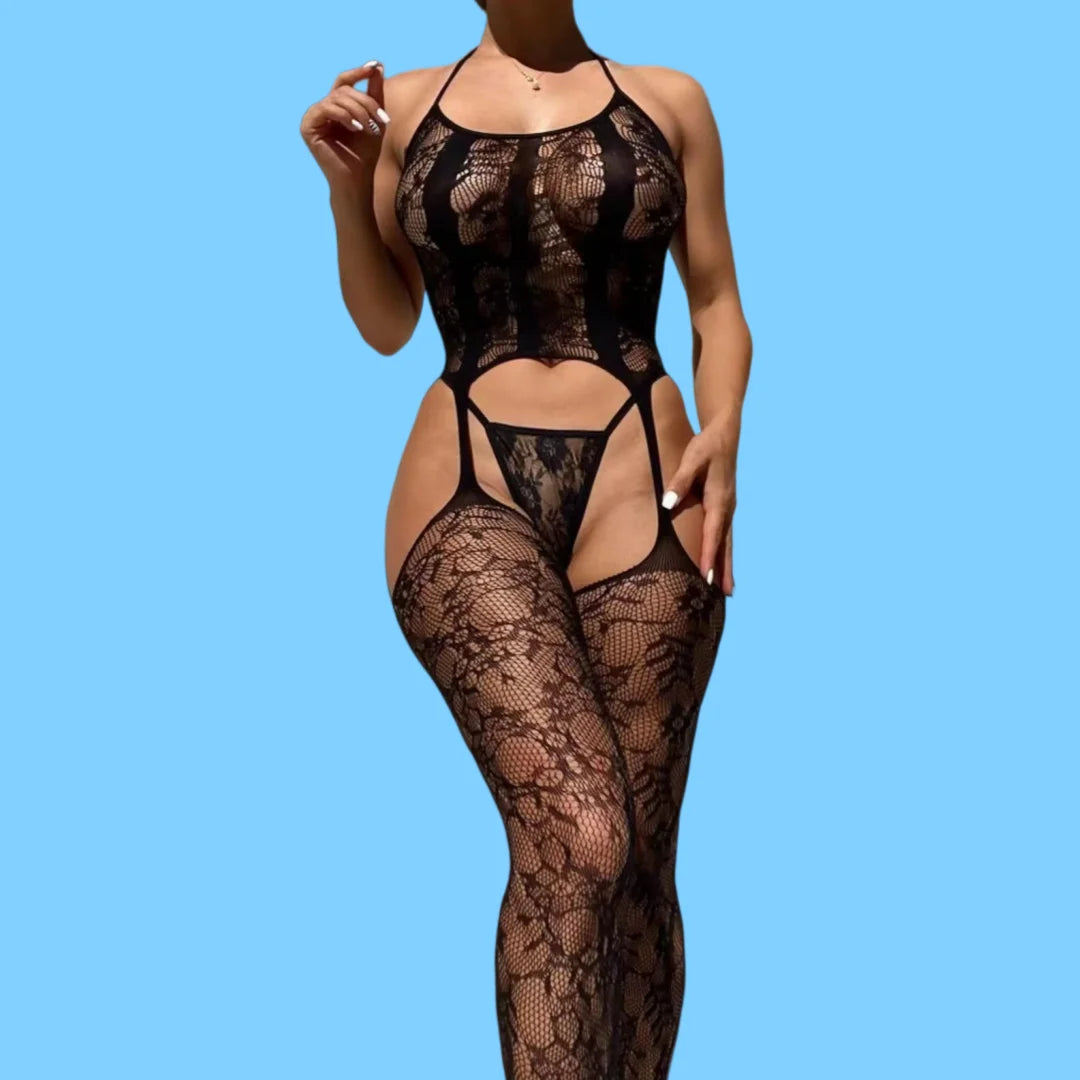 Open Crotch Bodystockings Lingerie Sexy Women Erotic Hot Black Bodysuit Underwear Porn Catsuit Crotchless Lenceria Sexual Mujer