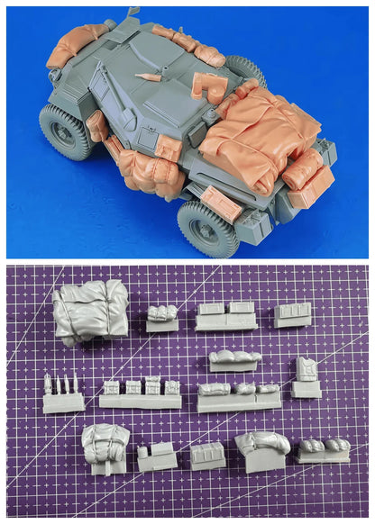1/35 Resin Model Assembly Kit, GK， Humber Armored Reconnaissance Vehicle Accumulation, Unpainted, Needs To Be Assembled