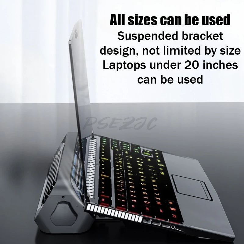 Turbine Laptop Radiator Computer Cooling Base Laptop Stand Universal for Mobile Phones and Tablets