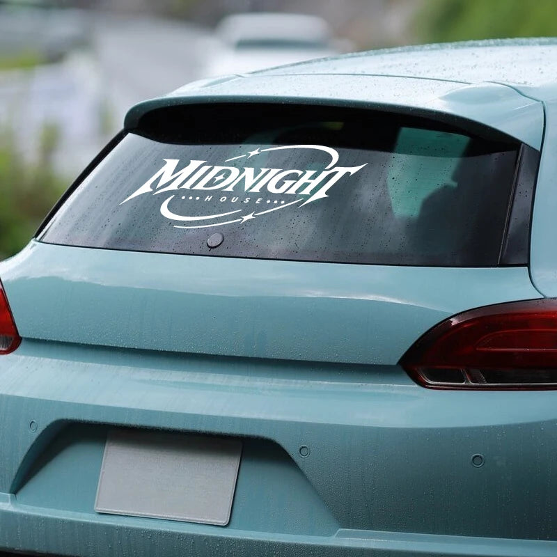 Fashion Personality MIDNIGHT HOUSE Graphic Decal, High Quality Waterproof Sticker For JDM Car Truck Auto Exterior Decoration