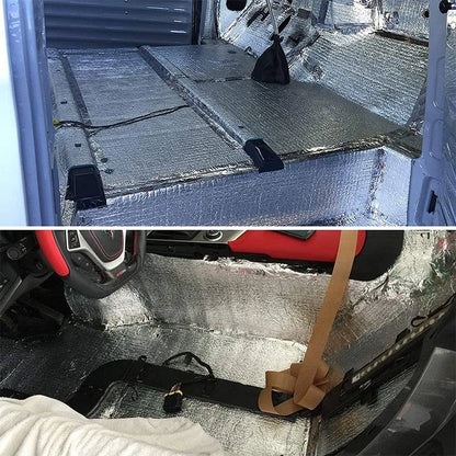 Automotive Thermal and Acoustic Insulation Foam Aluminum Foil Self-Adhesive Thermal and Acoustic Insulation Pads Automotive Hood