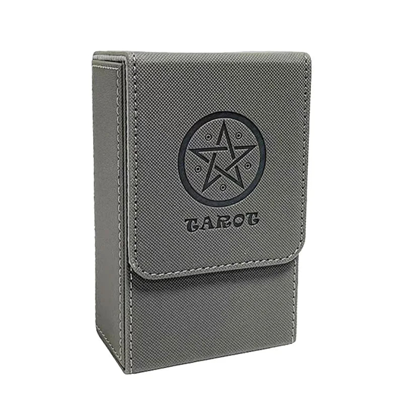 Minimalist Portable Pu Material Card Storage Box Water Proof Dust Proof For Board Game Cards And Collectible Sets