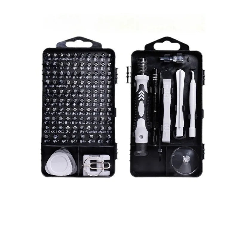Best-selling screwdriver kit - 115-piece set of heads, tool set, multi-functional screwdriver, precision screwdriver set